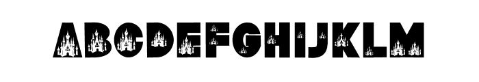 Disney Castle FONT