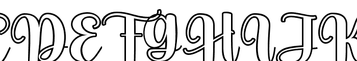 Disney-Outline Font UPPERCASE