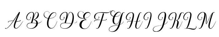 DisneySignature Font UPPERCASE