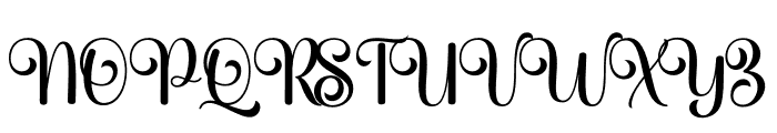 DisneySimple-Regular Font UPPERCASE
