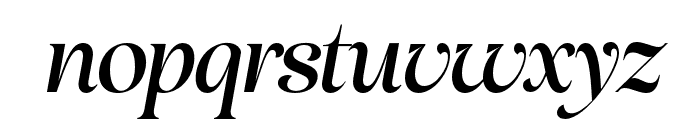 Display Elyra Condensed Italic Font LOWERCASE