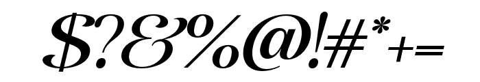 Display Elyra Expanded Italic Font OTHER CHARS