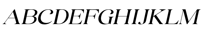 Display Elyra Expanded Italic Font UPPERCASE