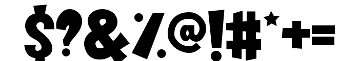 Display Stacked Font Font OTHER CHARS