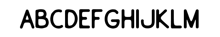 DistantNeighbors-Regular Font LOWERCASE