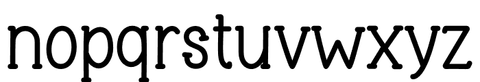 Distery Bvarly Font LOWERCASE