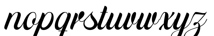 Distory Script Font LOWERCASE