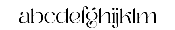 Distrela-Light Font LOWERCASE