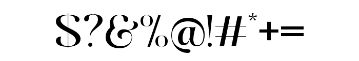 Distrela-Regular Font OTHER CHARS