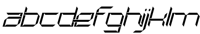 Distress Strength Regular Italic Font LOWERCASE