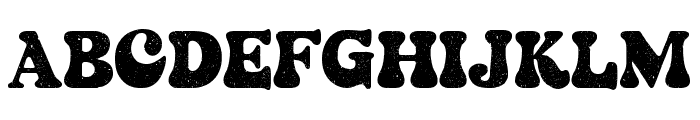 Distressed Groovy Funky Font UPPERCASE