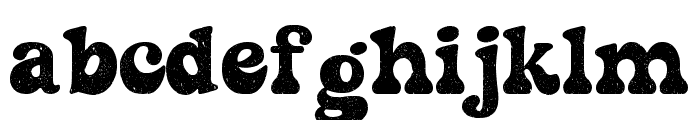 Distressed Groovy Funky Font LOWERCASE