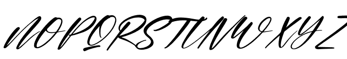 Dita & Rusta Italic Font UPPERCASE