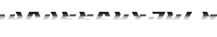 Dither Byte Fill Font UPPERCASE