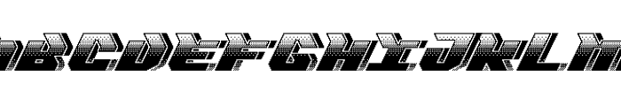 Dither Byte Regular Font UPPERCASE