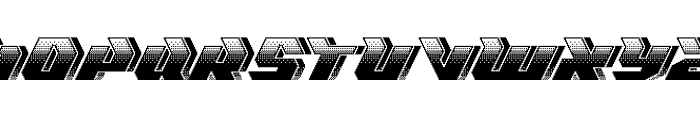 Dither Byte Regular Font UPPERCASE