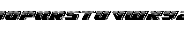 Dither Byte Regular Font LOWERCASE