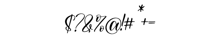 Dittanya Italic Font OTHER CHARS