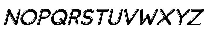 Diving Italic Font UPPERCASE