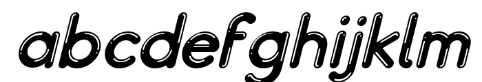 Diving Italic Font LOWERCASE