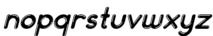 Diving Italic Font LOWERCASE