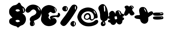 Dizzy Soap Font OTHER CHARS