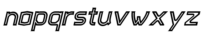 Djavaloca-Inline Italic Font LOWERCASE
