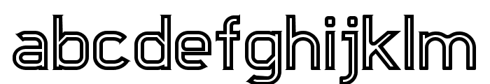 Djavaloca-Inline Regular Font LOWERCASE