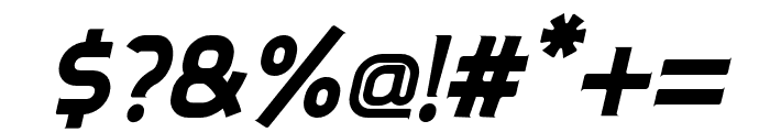 Djavaloca-Italic Font OTHER CHARS