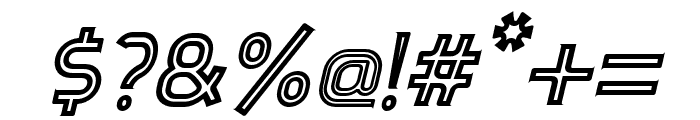 DjavalocaInline-Italic Font OTHER CHARS