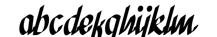 Dloothe Ridle Font LOWERCASE