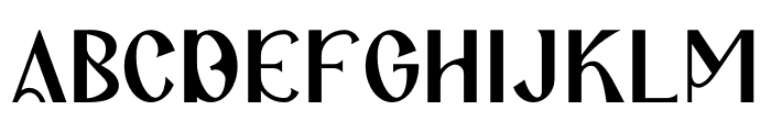 Docko Font UPPERCASE