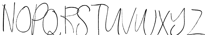Doctor's Scrawl Font UPPERCASE