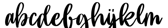 Doemhand-Regular Font LOWERCASE
