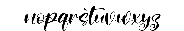 Dofatela Beauty Italic Font LOWERCASE