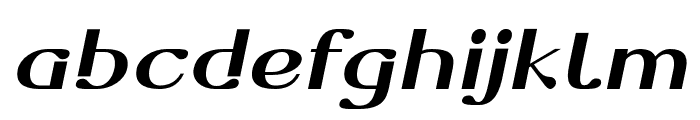Dofend-BoldSlanted Font LOWERCASE