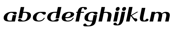 Dofend-ExtraBoldSlanted Font LOWERCASE