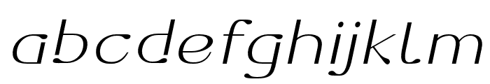 Dofend-ExtraLightSlanted Font LOWERCASE