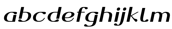 Dofend-SemiBoldSlanted Font LOWERCASE