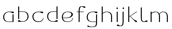 Dofend-Thin Font LOWERCASE
