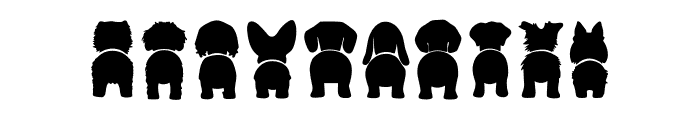 Dog Butt Bundle Font OTHER CHARS