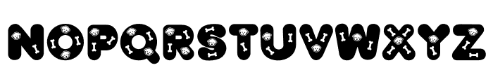 Dog Cute Font LOWERCASE