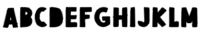 Dog Feet Font LOWERCASE