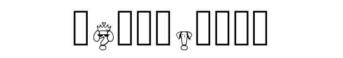 Dog Font Regular Font OTHER CHARS