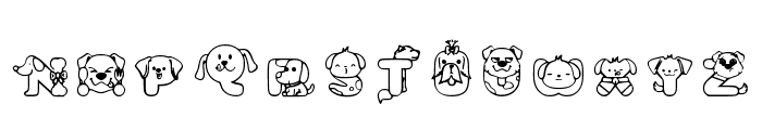 Dog Font Regular Font LOWERCASE