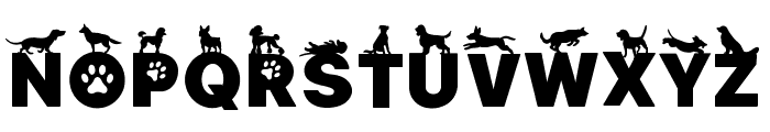 Dog Font Font UPPERCASE