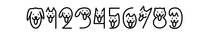 Dog Head Font OTHER CHARS