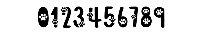 Dog Paws Font OTHER CHARS