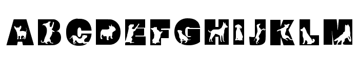 Dog Regular Font UPPERCASE