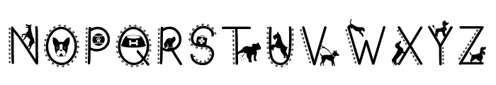 Doggy Font Font UPPERCASE
